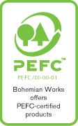 Bohemian Works offers PEFC-certified products